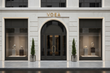 luxury storefront that says Voea above the door
